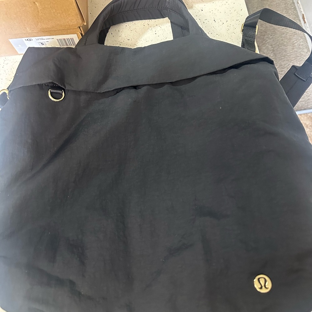 Lululemon Athletica Quilted Black Bag